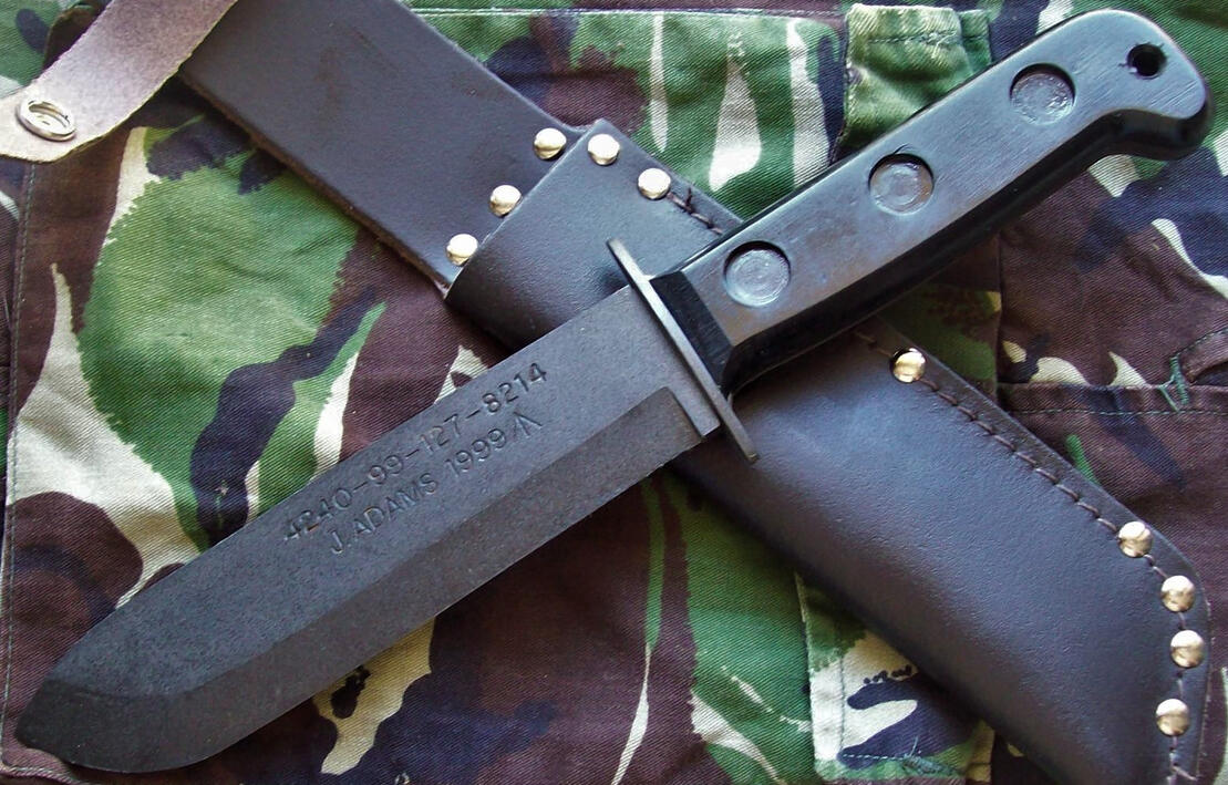 British Army jungle survival knife